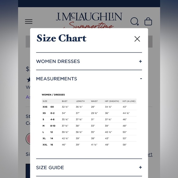 J. McLaughlin Biscayne Dress Nautical Blues Knee Length Catalina Cloth Size M - Picture 12 of 12